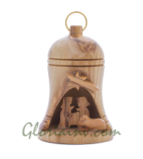 Small Nativity Bell Ornament 
